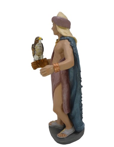 Paje Rey Melchor con halcón
