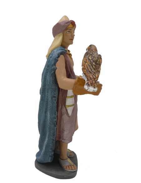 Paje Rey Melchor con halcón
