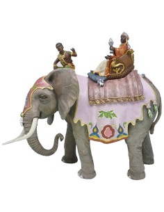 Rey Baltasar y  Paje Real en Elefante