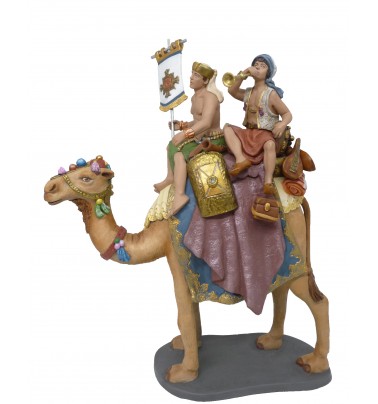 Pajes reales a camello - Fabricado en pasta cerámica Italiana.
