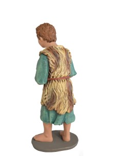 Niño adorando con paloma. Fabricado en pasta cerámica Italiana. 2