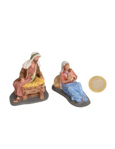 Nacimiento 2 piezas  Fabricado en pasta cerámica Italiana. 2