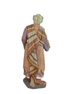 Pastor anciano andando. Fabricado en pasa cerámica Italiana. 2