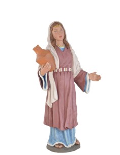 Pastora con cántara. Fabricado en pasta cerámica Italiana