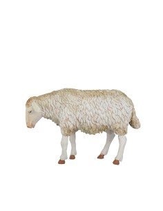 Oveja mira suelo. Fabricado en pasta cerámica Italiana.