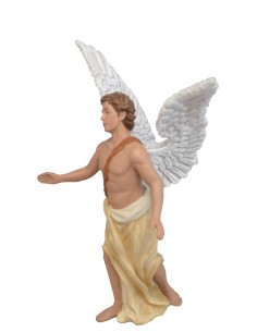 14126 Ángel en pie Fabricado en pasta cerámica Italiana