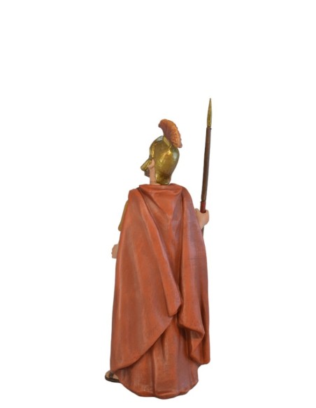 12060 SSold. Romano joven en pie con escudo. Fabricado en pasta cerámica Italiana.