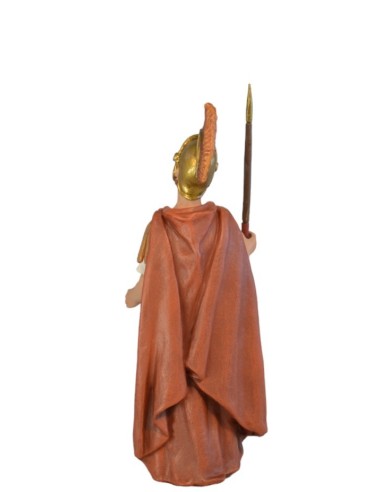 12061 Soldado Romano en pie con escudo. Fabricado en pasta cerámica Italiana.