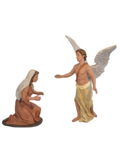 19118 Anunciación a la Virgen. Fabricado en pasta cerámica Italiana.