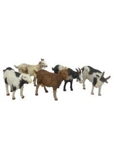14445 Grupo 10 cabras para 14 cm.  ( 5 modelos )