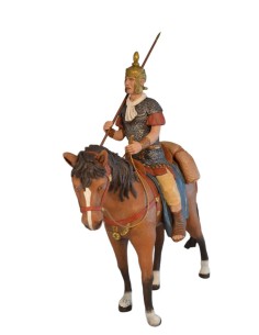 19128 Legionario a caballo lanza. Fabricado en pasta cerámica Italiana. 2
