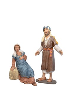 12006 Pidiendo posada grupo. Fabricado en pasta cerámica Italiana.