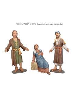 12006 Pidiendo posada grupo. Fabricado en pasta cerámica Italiana. 2