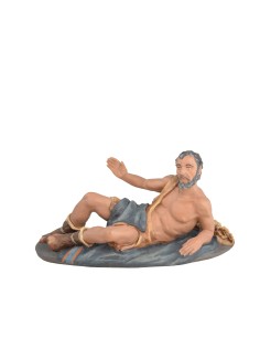 12008-5 Pastor anuncia tumbado . Fabricado en pasta cerámica Italiana.