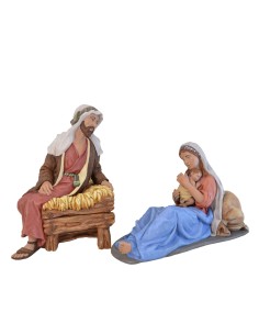 19003 Nacimiento 2 PIEZAS ( Niño en brazos.). Fabricado en pasta cerámica Italiana.