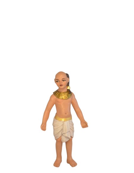 14071 Niño Egipcio. Fabricado en pasta cerámica Italiana.