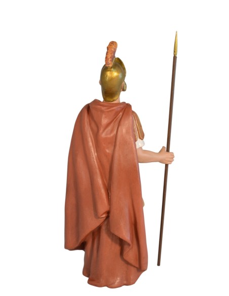 19100 Soldado romano joven en pie. Fabricado en pasta cerámica Italiana.