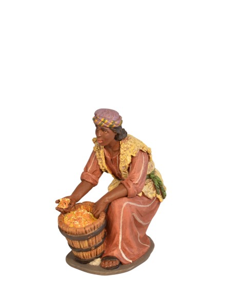 19005-8 Paje arrodillado - Fabricado en pasta cerámica Italiana.