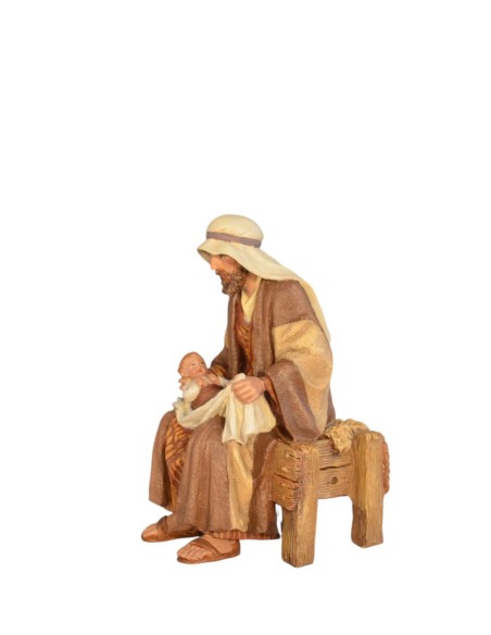 16010 Nacimiento 2 PIEZAS ( San José con niño )  - Fabricado en pasta cerámica Italiana. 16010 Nacimiento 2 PIEZAS ( San José con niño )  - Fabricado en pasta cerámica Italiana.