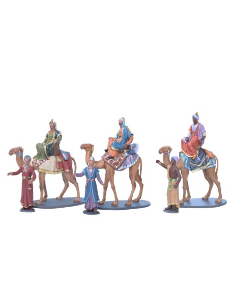 14099 Cabalgata de Reyes a camello. Fabricado en pasta cerámica Italiana.