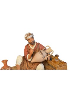 19029 Pintor de cerámica con complementos. Fabricado en pasta cerámica Italiana. 2