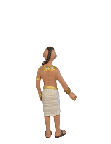 14070 Niño Faraón Egipcio. Fabricado en pasta cerámica Italiana.