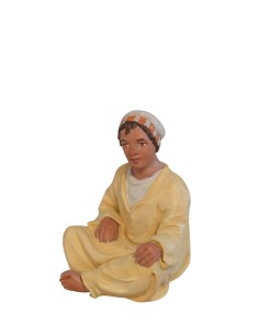 14115 Niño sentado moruno. Fabricado en pasta cerámica Italiana. 2