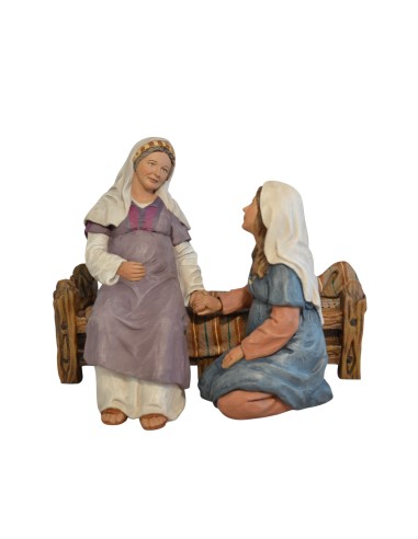 19141 Grupo visita a Santa Isabel Fabricado en pasta cerámica Italiana.