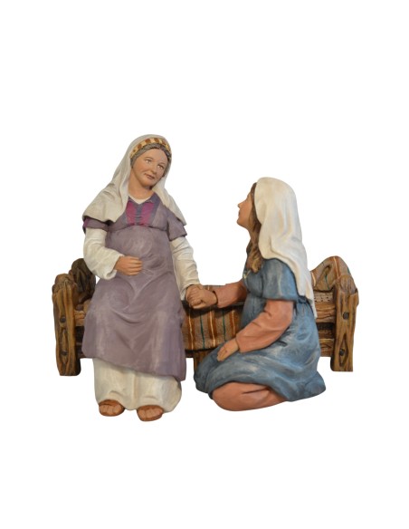 19141 Grupo visita a Santa Isabel Fabricado en pasta cerámica Italiana.