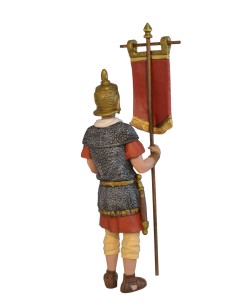19133 Legionario con estandarte. Fabricado en pasta cerámica Italiana. 2