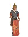 19134 Legionario romano con lanza y escudo. Fabricado en pasta cerámica Italiana.