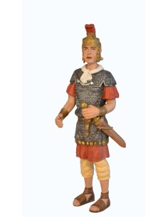 19135 Legionario romano con espada. Fabricado en pasta cerámica Italiana.