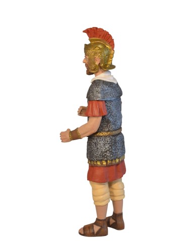 19138 Legionario Centurión cogiendo riendas. Fabricado en pasta cerámica Italiana.