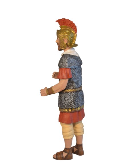 19138 Legionario Centurión cogiendo riendas. Fabricado en pasta cerámica Italiana.