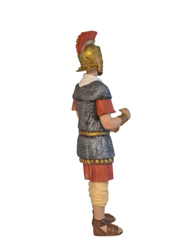 19138 Legionario Centurión cogiendo riendas. Fabricado en pasta cerámica Italiana.