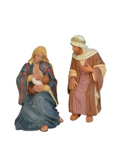 16011 Nacimiento Virgen amamantando. Fabricado en pasta cerámica Italiana.