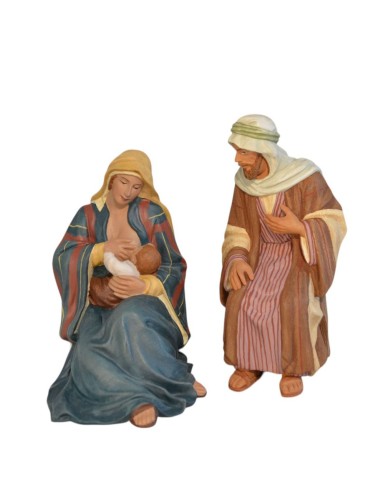 16011 Nacimiento Virgen amamantando. Fabricado en pasta cerámica Italiana.
