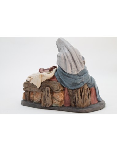 14001 Nacimiento 2 piezas - Fabricado en pasta cerámica Italiana.