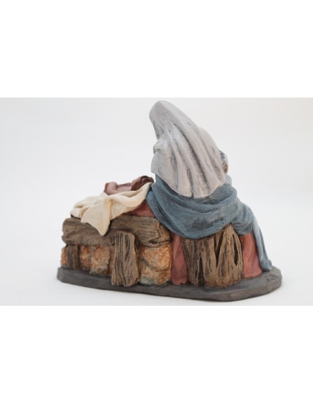 14001 Nacimiento 2 piezas - Fabricado en pasta cerámica Italiana.
