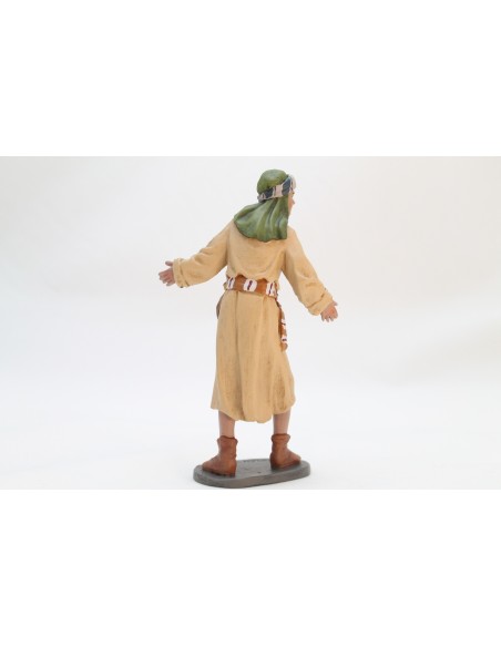 14018 Pastor camellero andando nº 8. Fabricado en pasta cerámica Italiana.