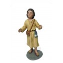 Niño en pie ( brazos abiertos ) Fabricado en pasta cerámica Italiana