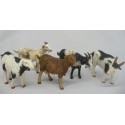 Grupo 10 cabras para 14 cm. ( 5 modelos )