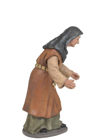 Anciana brazos abiertos