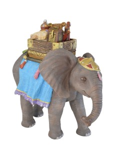 Elefante bebé con regalos