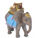 Elefante bebé con regalos - Fabricado en pasta cerámica Italiana.