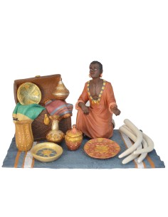 Mercader Africano con complementos