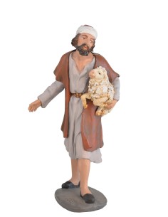 14011 Pastor con borrego Nº 1. Fabricado en pasta cerámica Italiana.