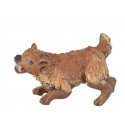 Perro pastoreo ladrando - Fabricado en pasta cerámica Italiana