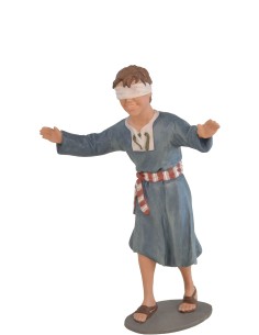 Niño ojos vendados